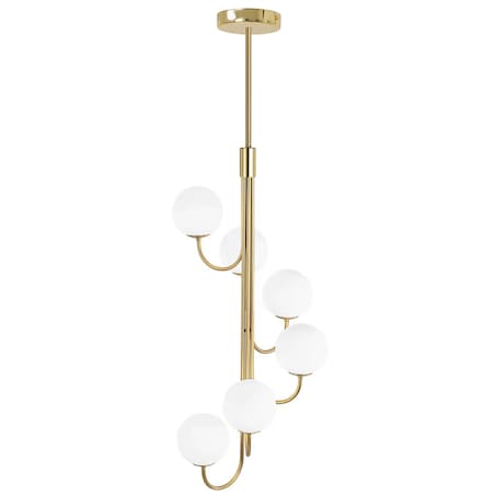 Lampa sufitowa wisząca złota 6xG9 APP1585-6CP Gold