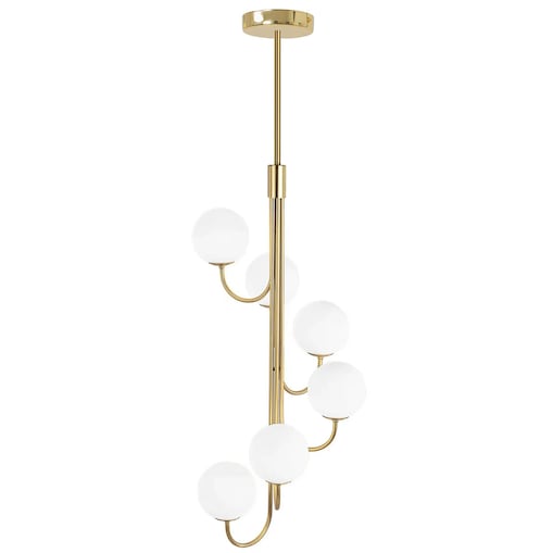 Lampa sufitowa wisząca złota 6xG9 APP1585-6CP Gold