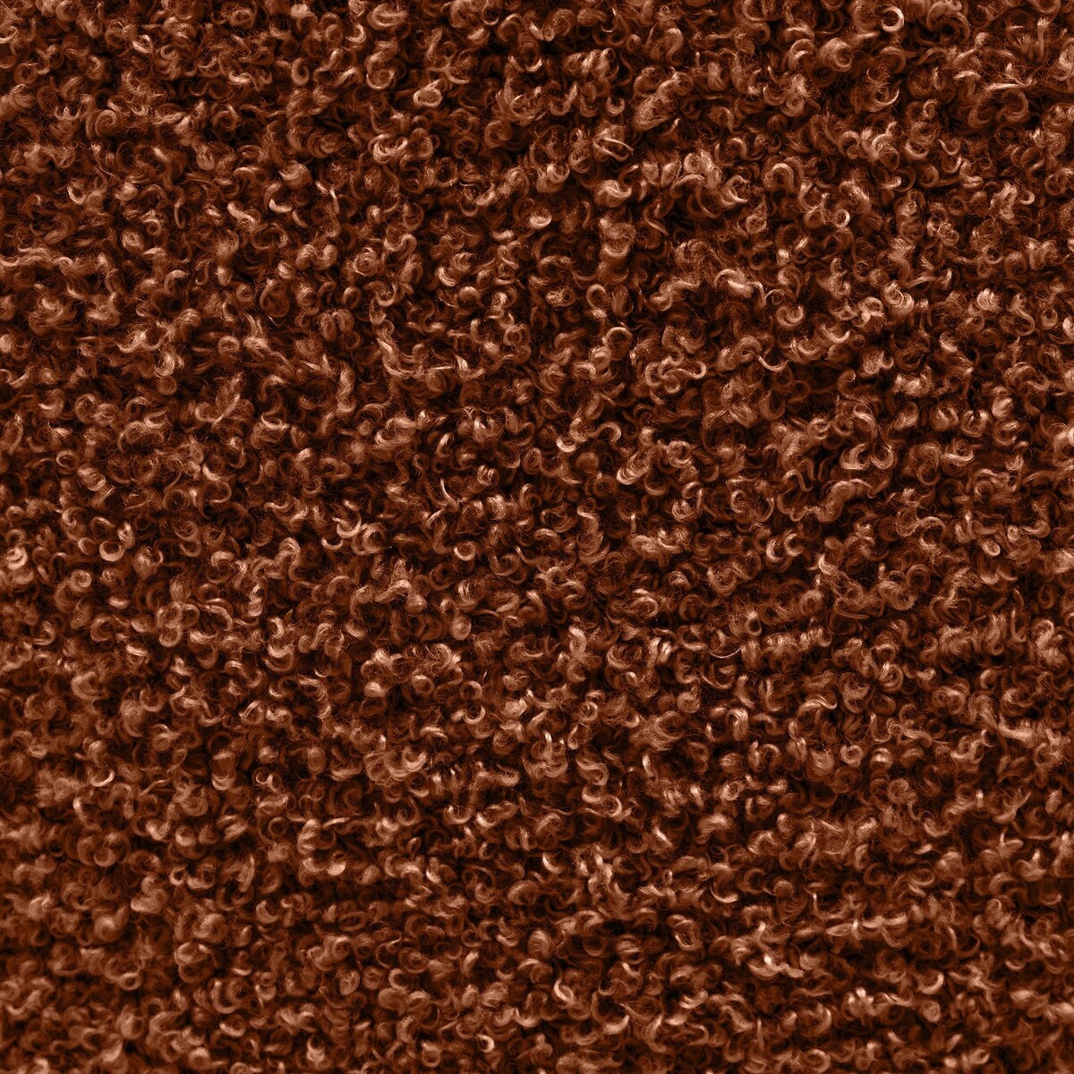 Pufa okrągła poczwórna 38x65x65 PALLADA bouclé miedziana