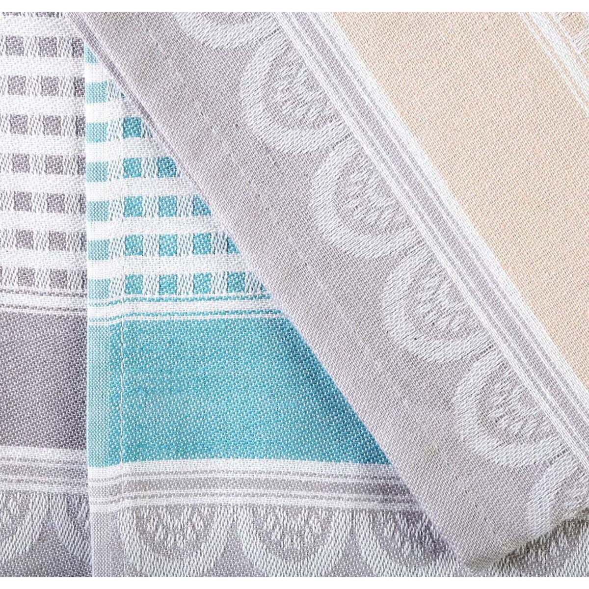 Ścierka bawełniana kuchenna 50x70 Zefirek jasno niebieska