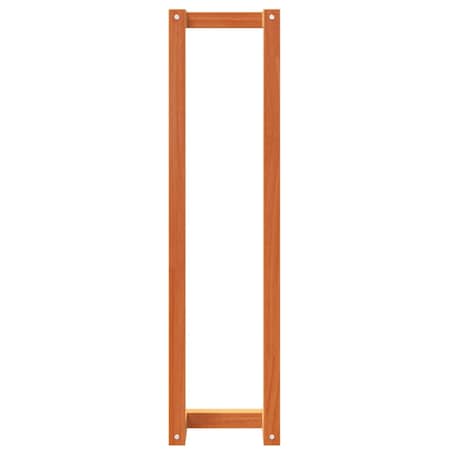 vidaXL Wieszak na ręczniki, woskowy brąz, 23x18x90 cm, drewno sosnowe