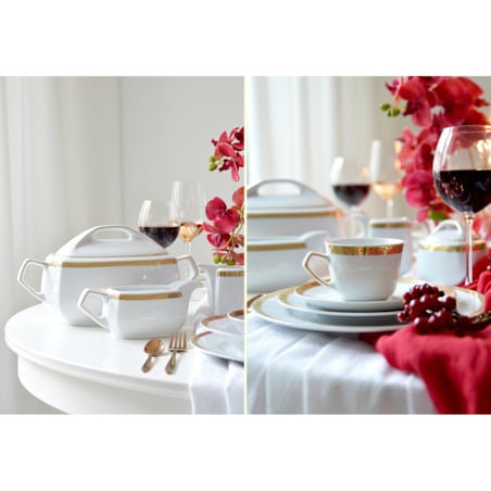 Garnitur do herbaty dla 6 osób 23 el. Pułaski Prezydencka 8790