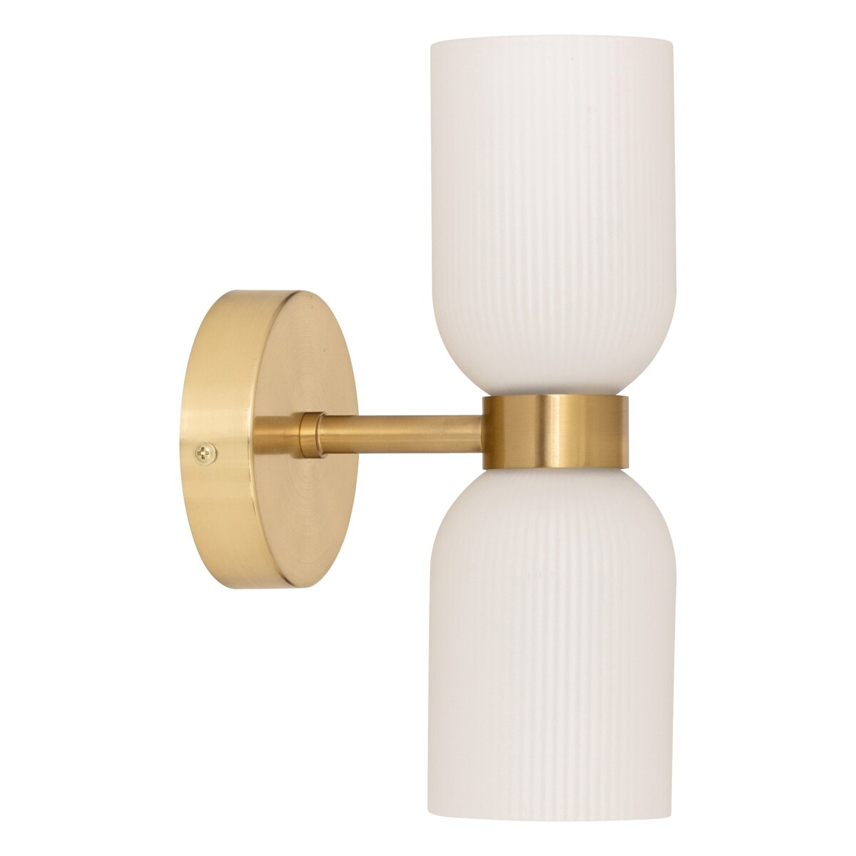 Szklany kinkiet ścienny RIO, 2 źródła światła, wys. 26,5 cm