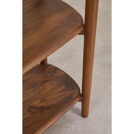 Regał z 4 półkami z drewna mango, 110x170 cm, Gina