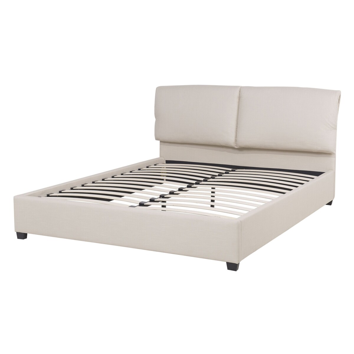 Łóżko tapicerowane 140 x 200 cm beżowe BELFORT