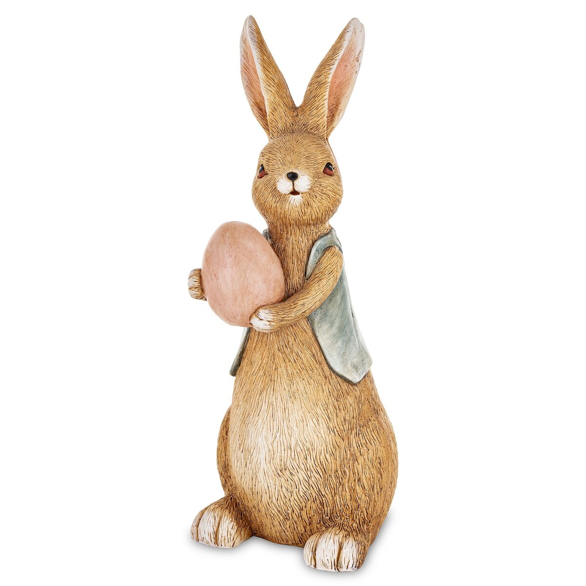 Dekoracja - królik z dużą pisanką 51x19x20 cm ANZE