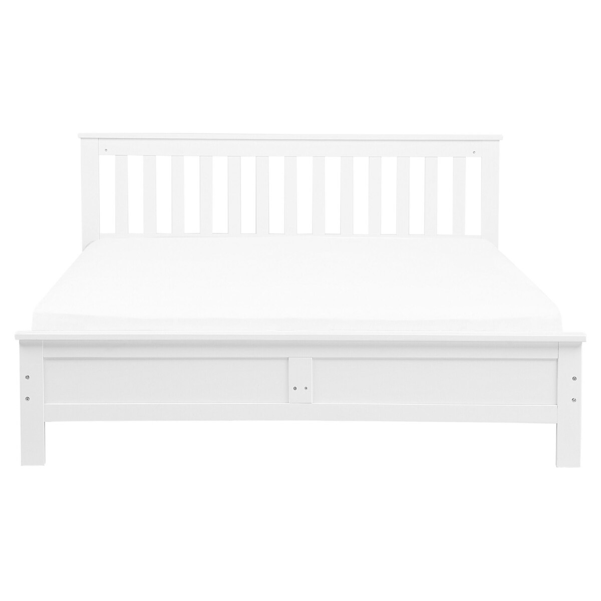 Łóżko drewniane 160 x 200 cm białe MAYENNE