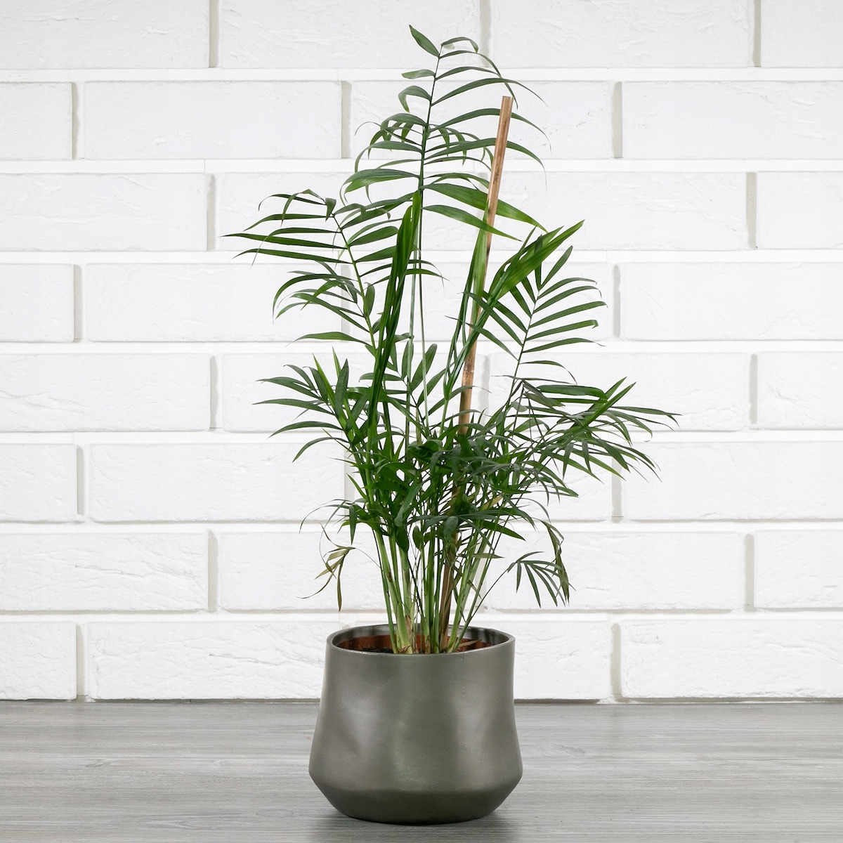 Srebrna osłonka na doniczkę CERAMICZNA śr. 13cm