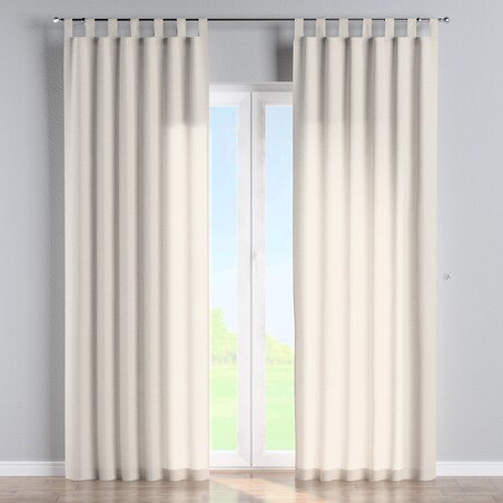 Zasłona na szelkach 1 szt. 130x245 melanż szaro-beżowy