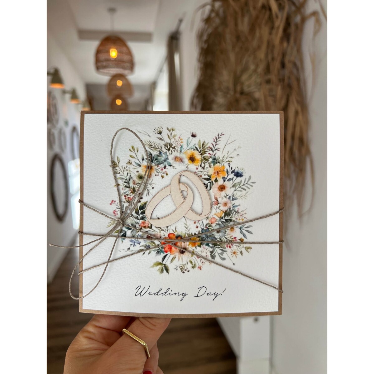 Kartka ślubna wedding card on your Wedding Day