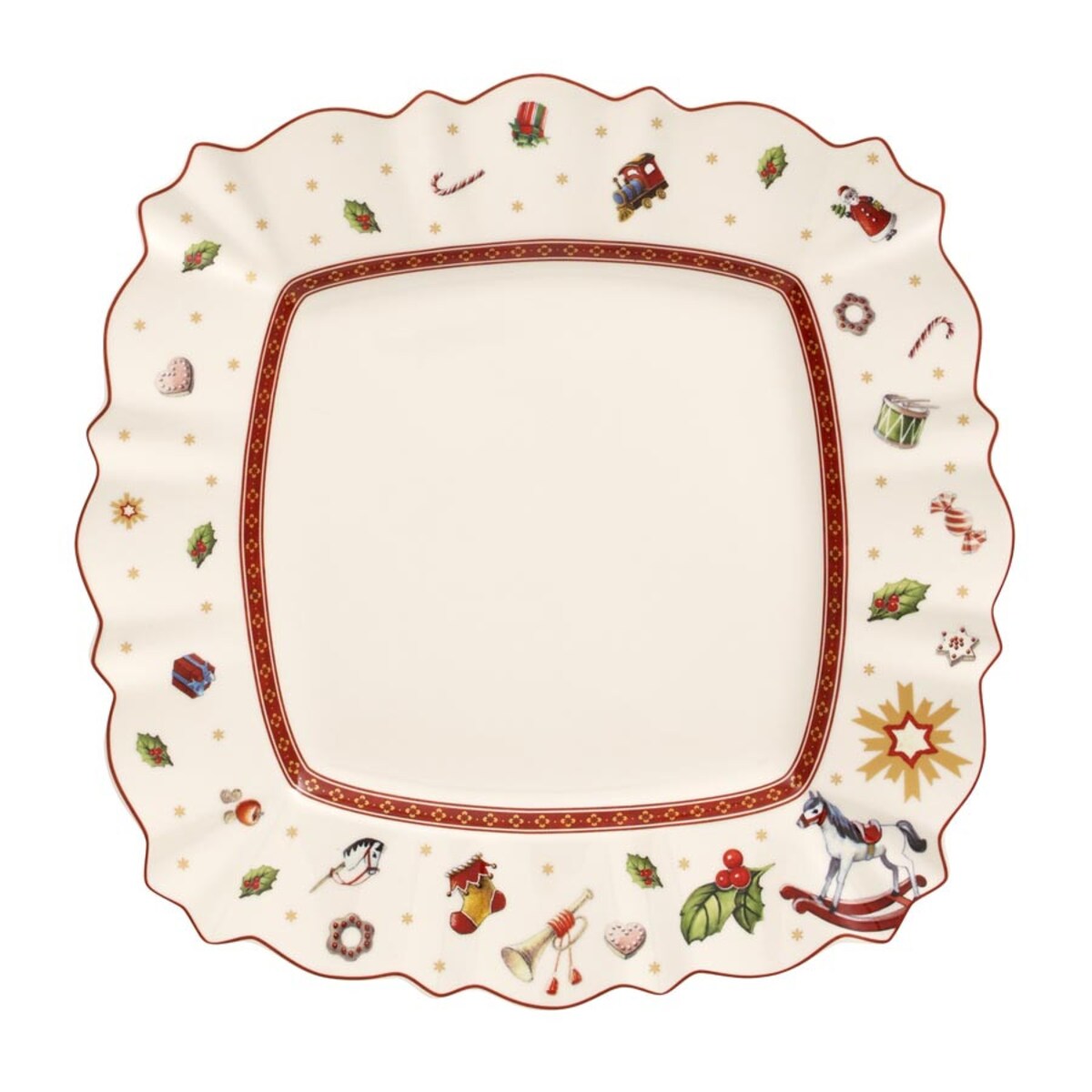 Czworokątny talerz płaski Toy's Delight, 28.5 x 28.5 cm, Villeroy & Boch