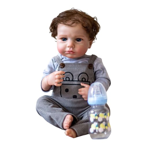 Lalka BOBAS Lalki reborn jak prawdziwe dziecko LALA Chłopak winylowa DOLL