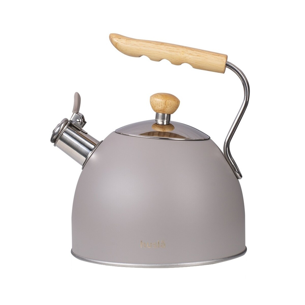Czajnik z gwizdkiem szary 2,5L HUSLA