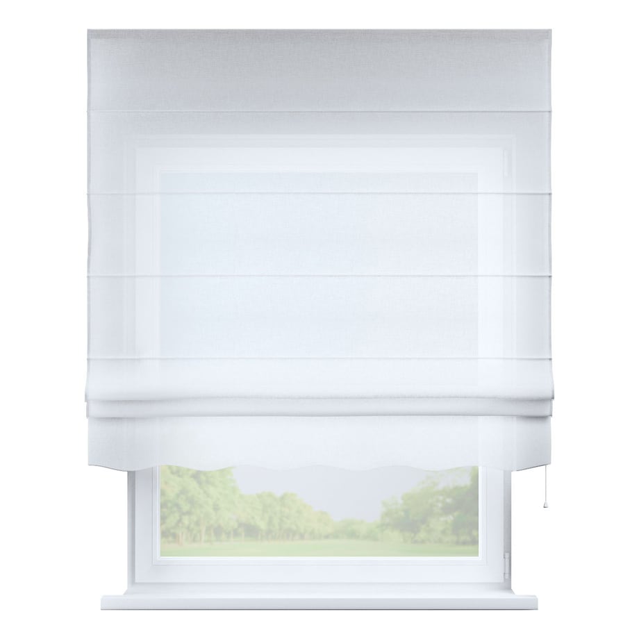 Roleta rzymska Florencja 120x150 prześwitująca biała