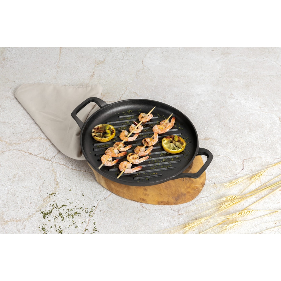 Okrągła żeliwna płyta grillowa 33cm BerlingerHaus BH-6533 Strong Mold Collection