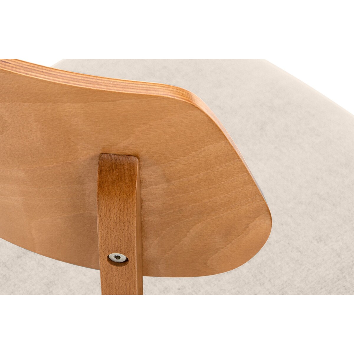 KONSIMO VINIS nowoczesne krzesła drewniane 2 sztuki w kolorze ecru