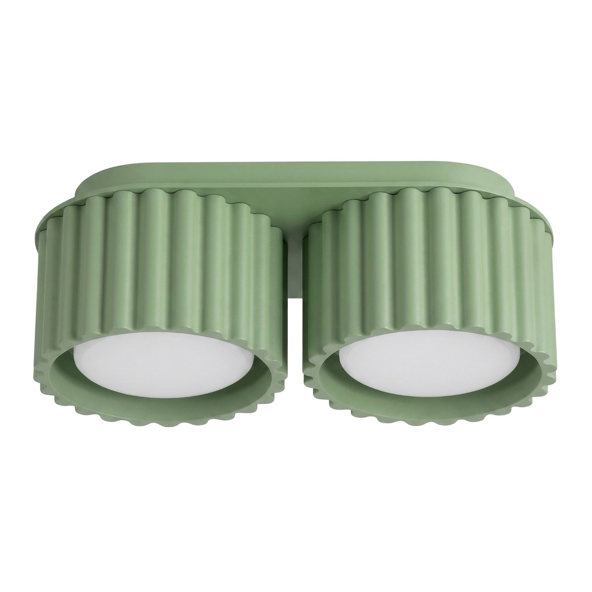 Plafon AURA 2 szałwiowy Gx53