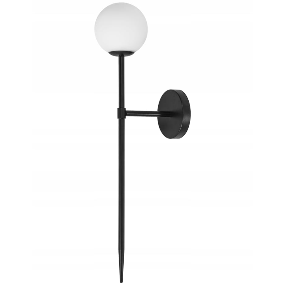 Lampa Kinkiet Czarny Ścienny Nowoczesny 52Cm