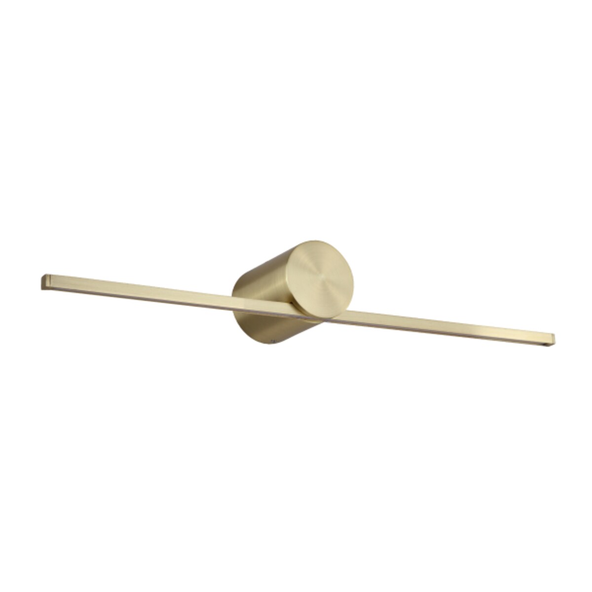 Złota lampa ścienna Modern Slim LP-777/1W M GD LED 6W  kinkiet podłużny łazienkowy