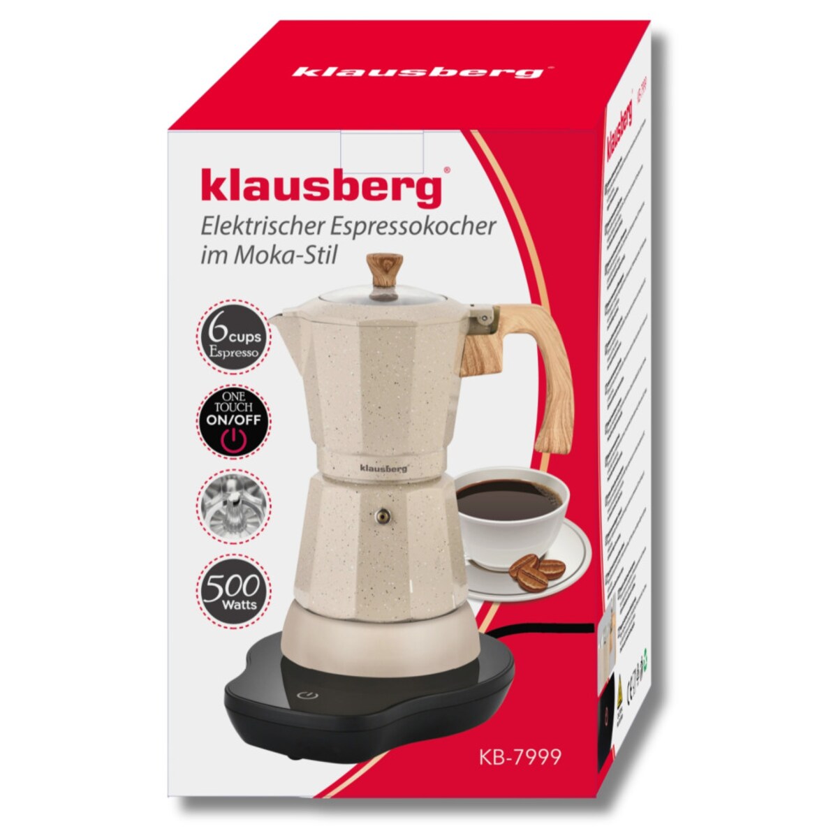 Klausberg kawiarka elektryczna 66696