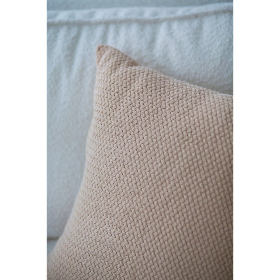 Poszewka rustykalna podłużna beżowa, 40 x 60 cm, La Manta