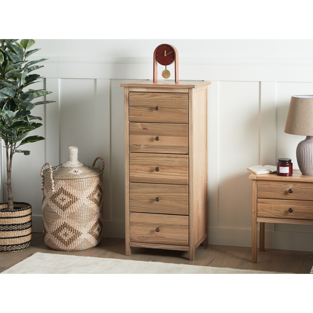 Komoda 50 cm jasne drewno SALTON