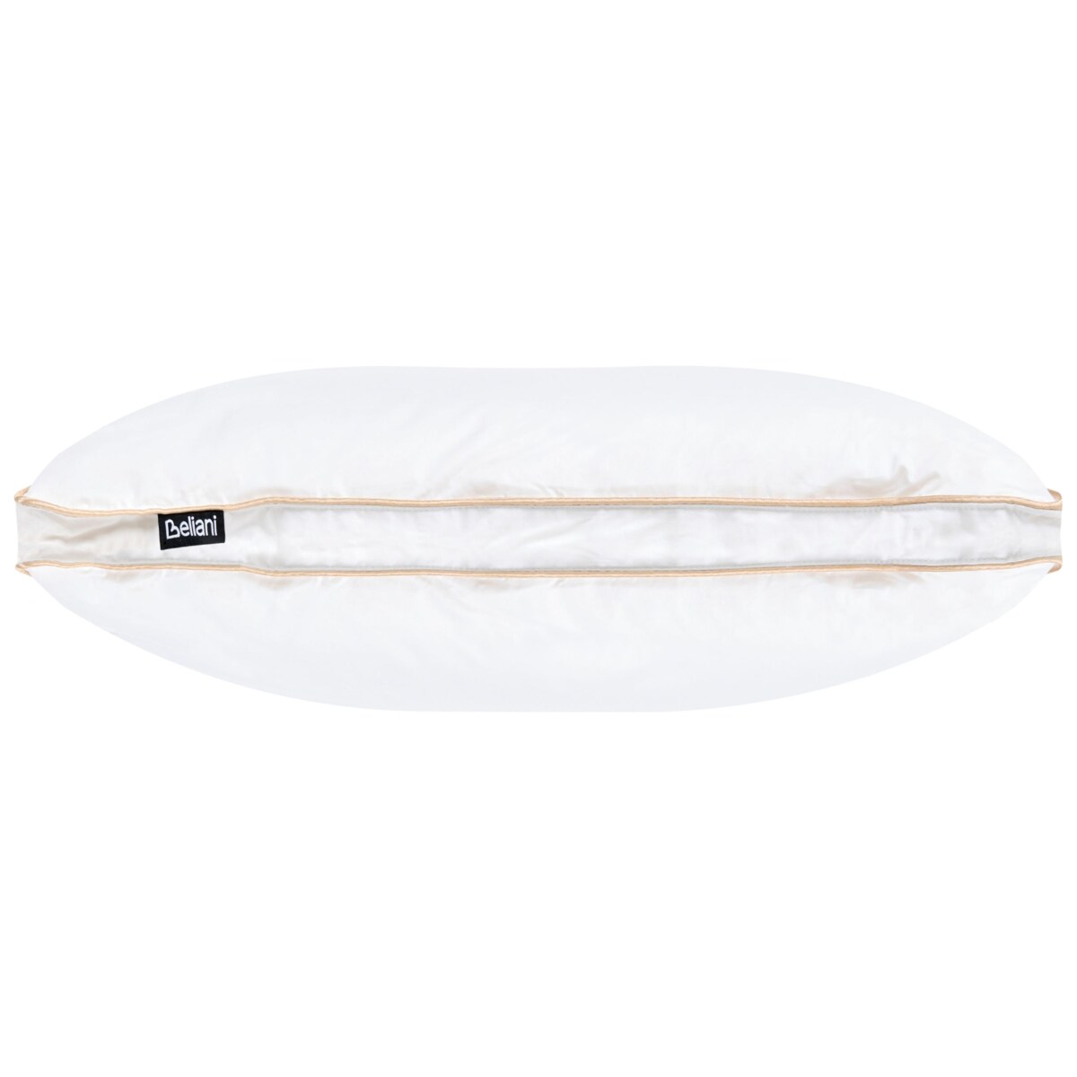 Poduszka trzykomorowa ETNA Wysoka Kacze pióra i puch 40 x 80 cm Biały