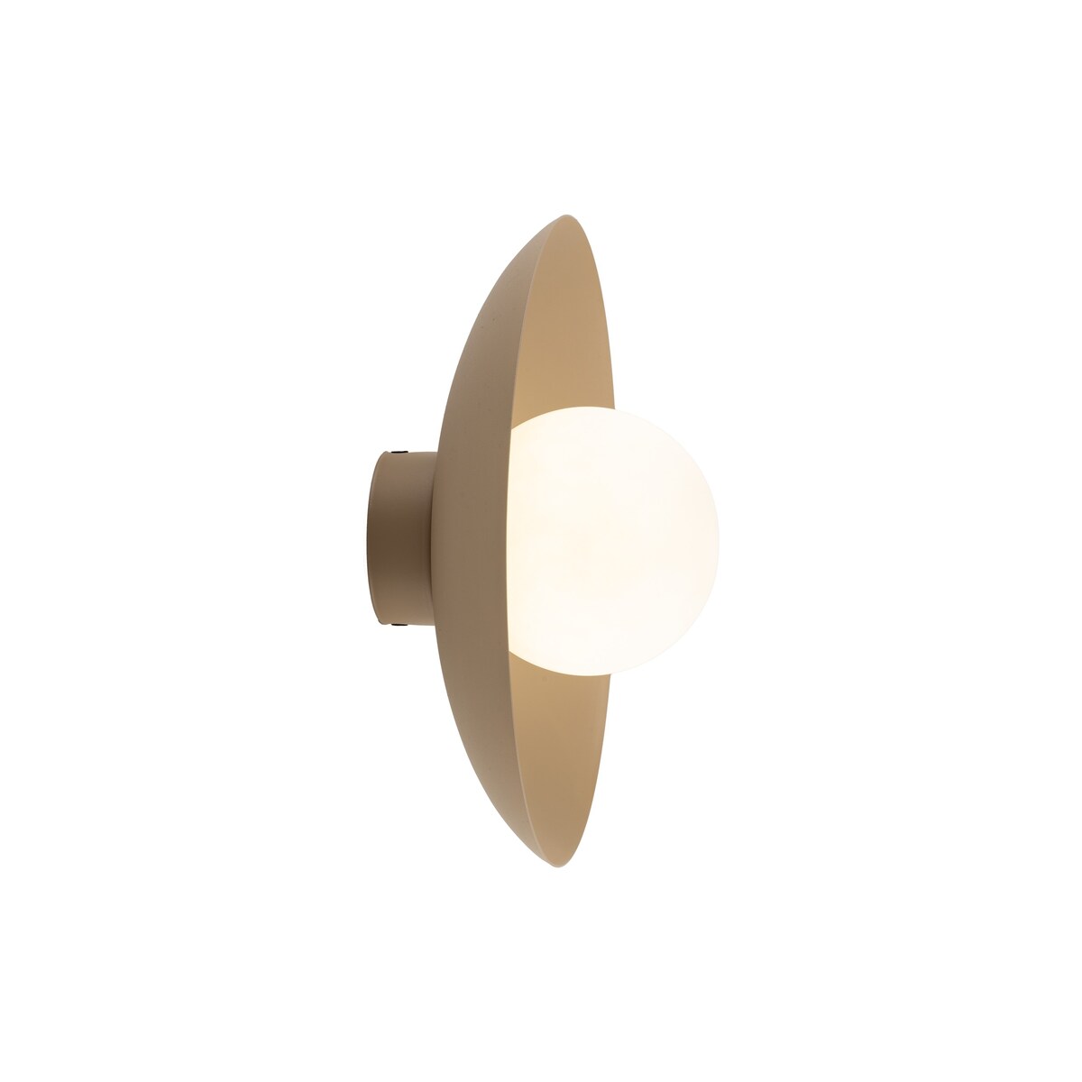 Lampa Sufitowo-Ścienna SLATE SABIA GLASS Beżowo-Biała G9 28 cm TK Lighting
