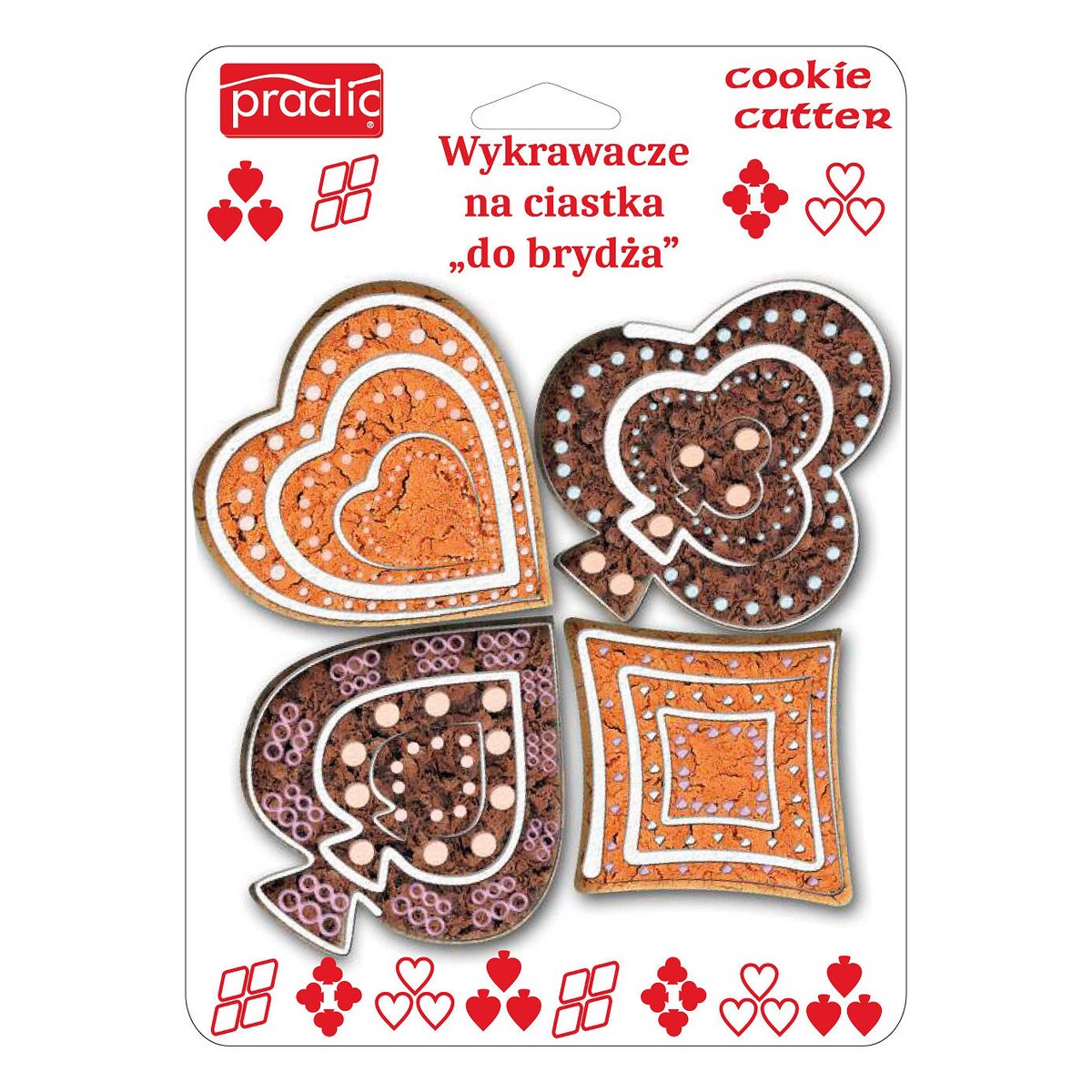 Foremki do ciasta, kolory kart