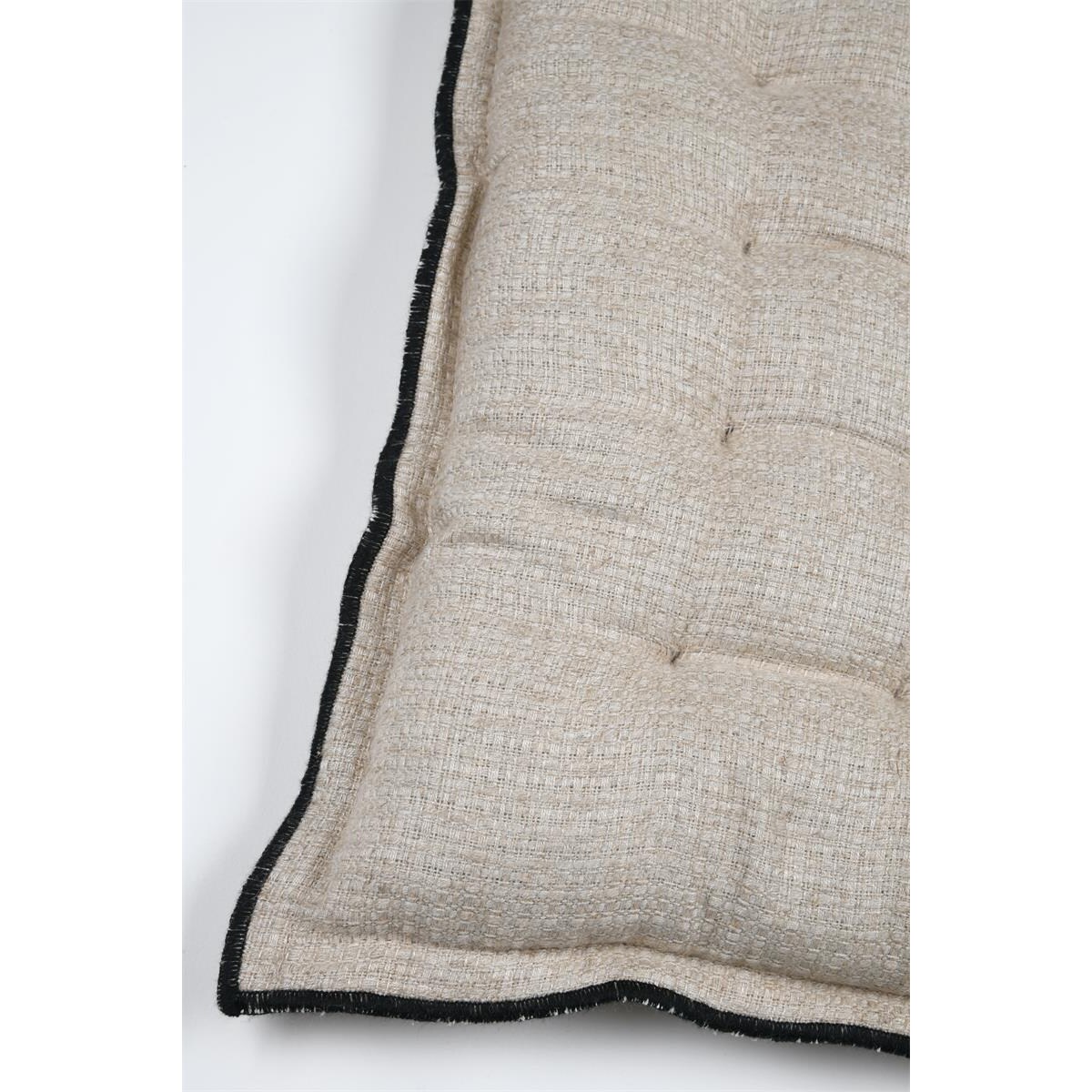 Pikowana poduszka na krzesło, wiązanie, ALINE, 38 x 38 cm