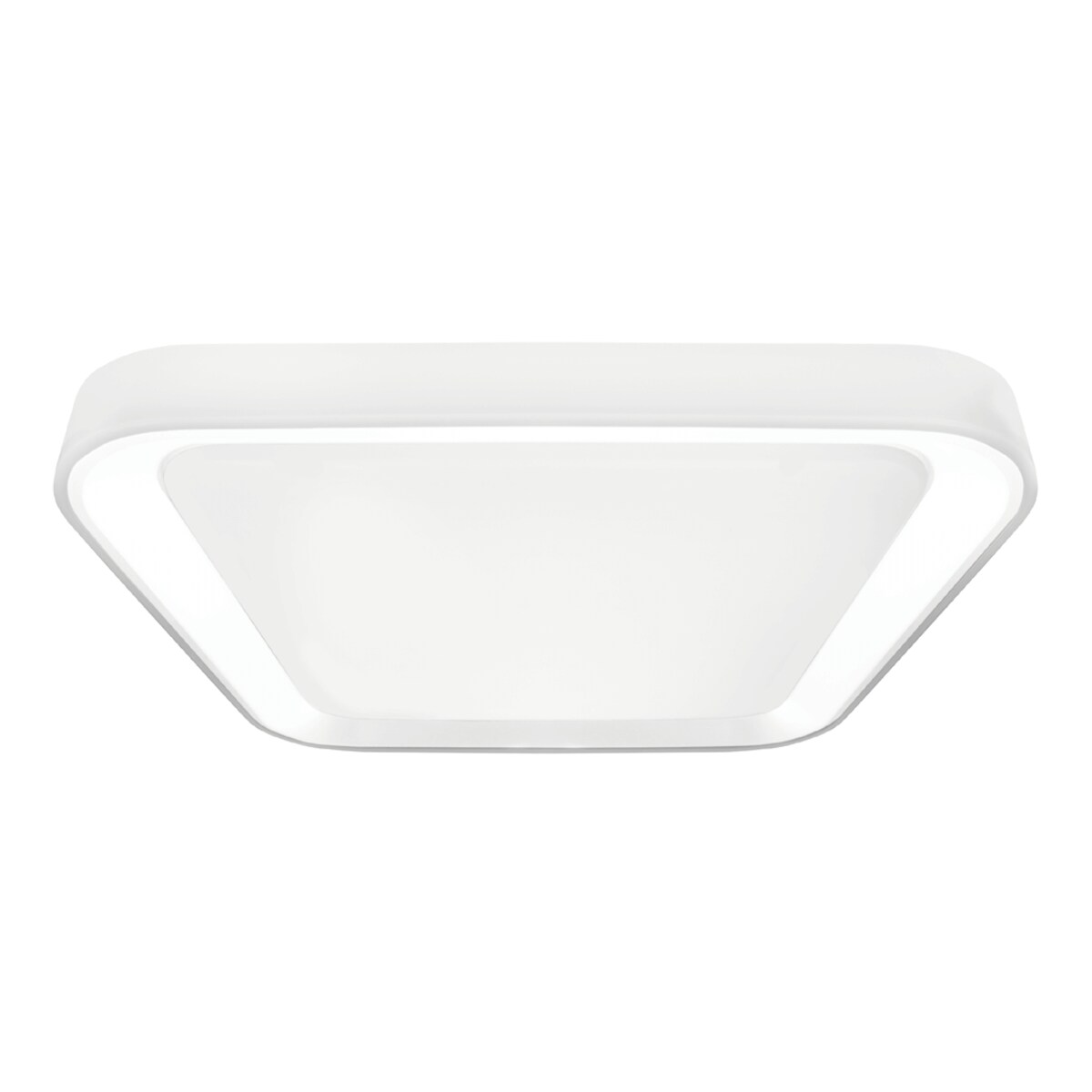 Kwadratowa lampa sufitowa Quadro LED 38W do holu biała