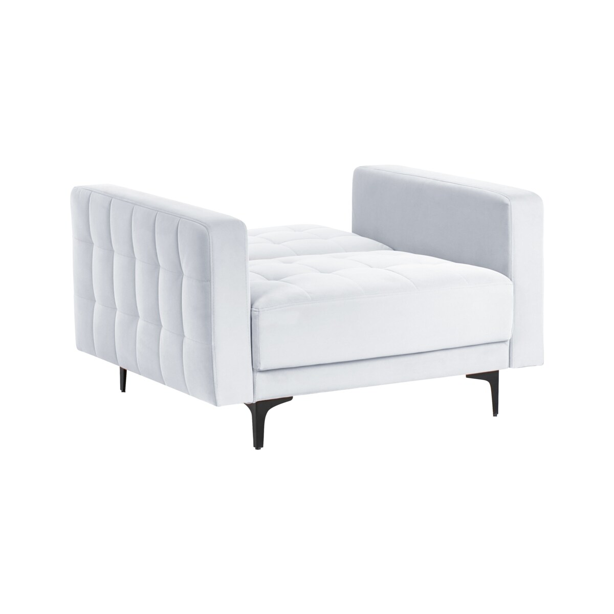 Fotel ABERDEEN Welur Jasnoszary