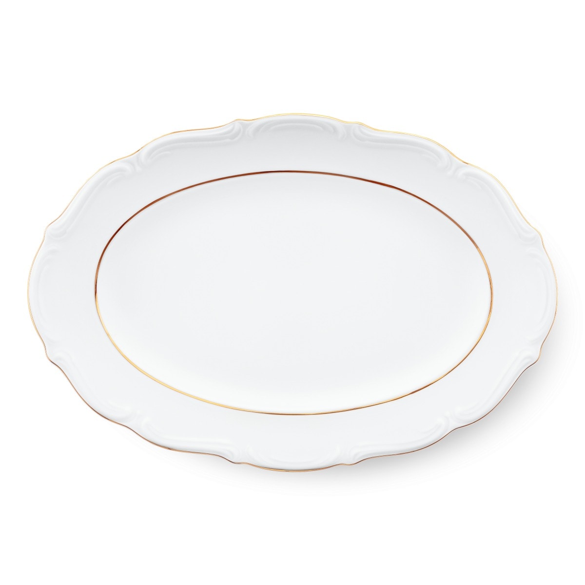 Półmisek owalny 33 cm Maria Teresa Złota Linia B014