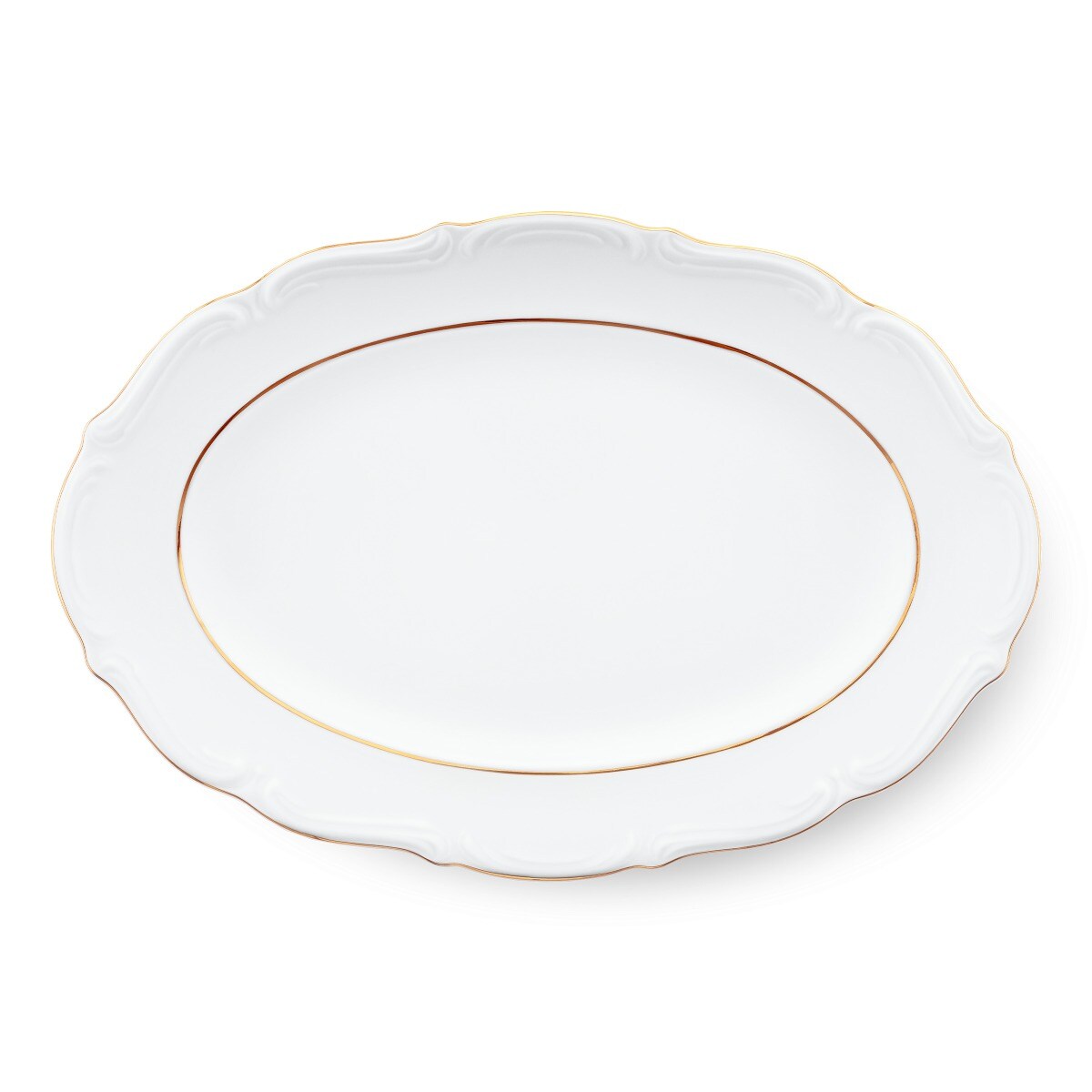 Półmisek owalny 33 cm Maria Teresa Złota Linia B014