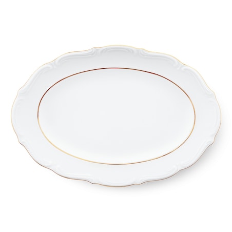 Półmisek owalny 33 cm Maria Teresa Złota Linia B014