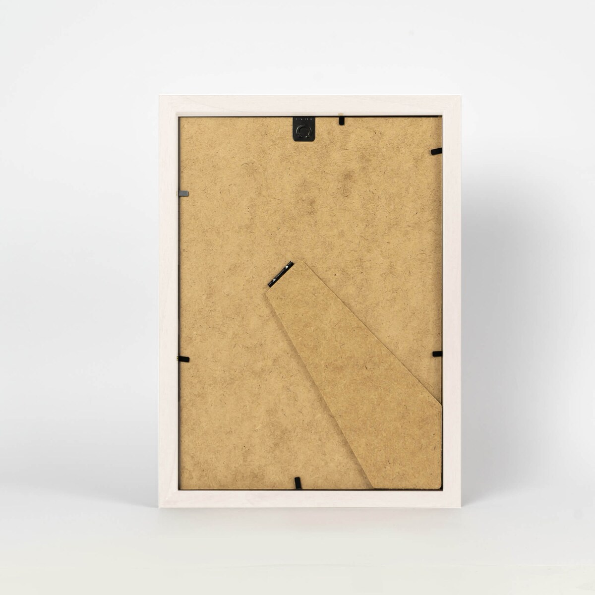Ramka na zdjęcia 21x29,7 cm biała rama MDF z plexi do postawienia powieszenia klasyczna ramka