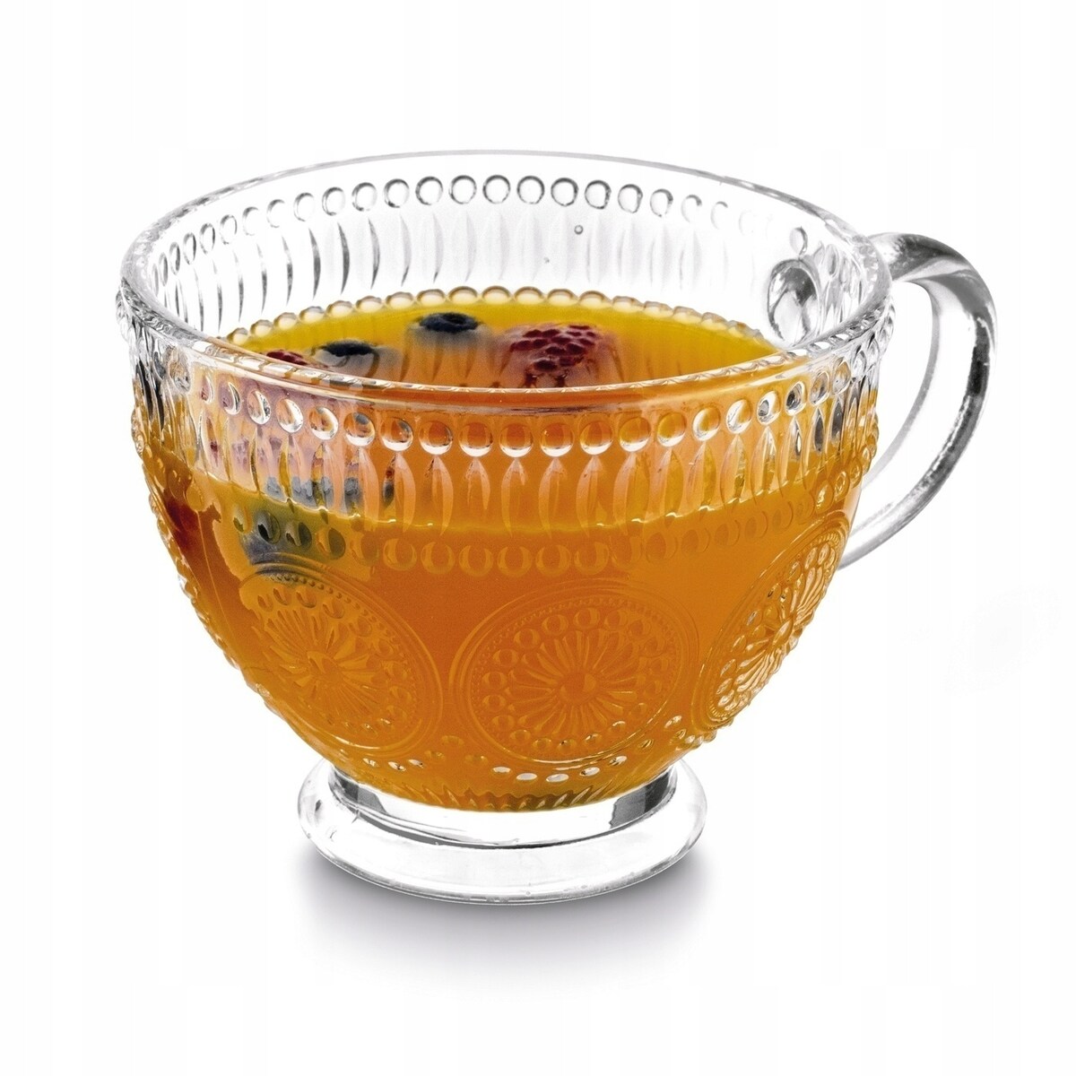 KUBEK FILIŻANKA szklanka 2szt 400 ml na herbatę kawę latte desery prezenty