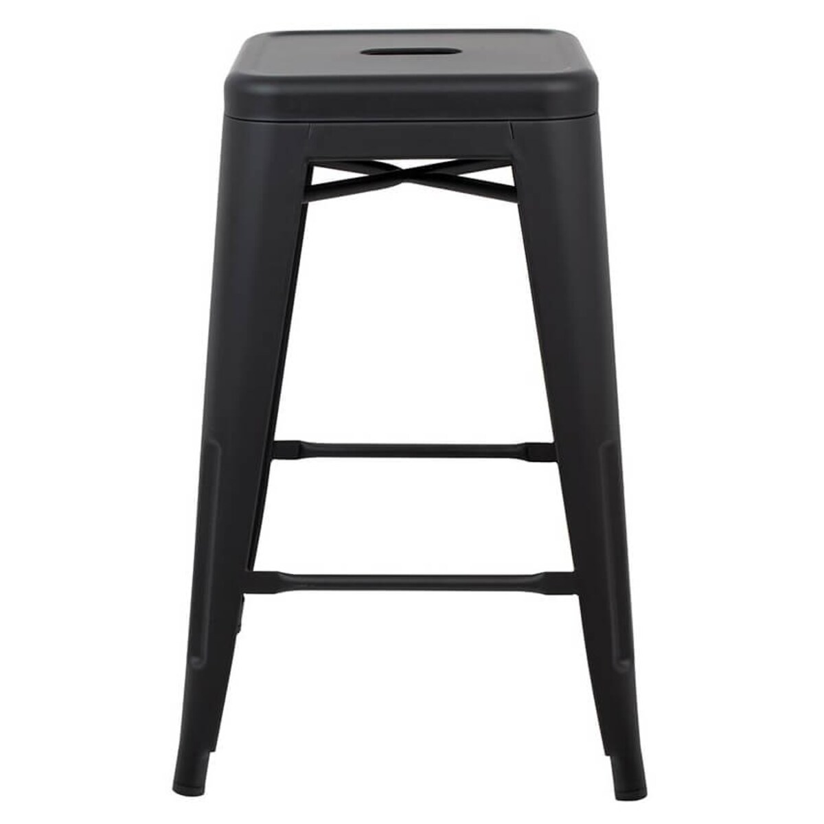 Metalowe krzesełko barowe Tower KH010100960 King Home hoker czarny