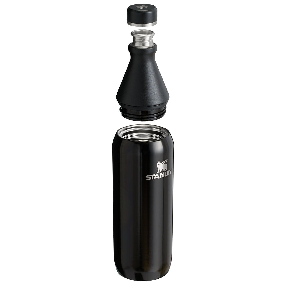 Stanley butelka All Day Slim 0.35 L Black Gloss
