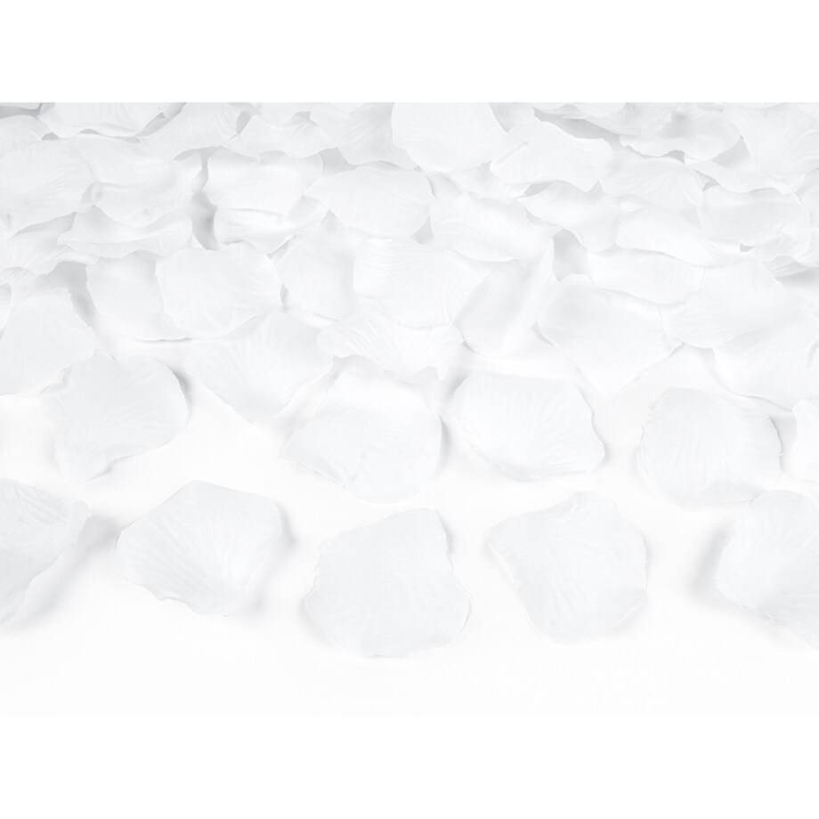 Płatki róż w woreczku, biały (1 op. / 100 szt.)