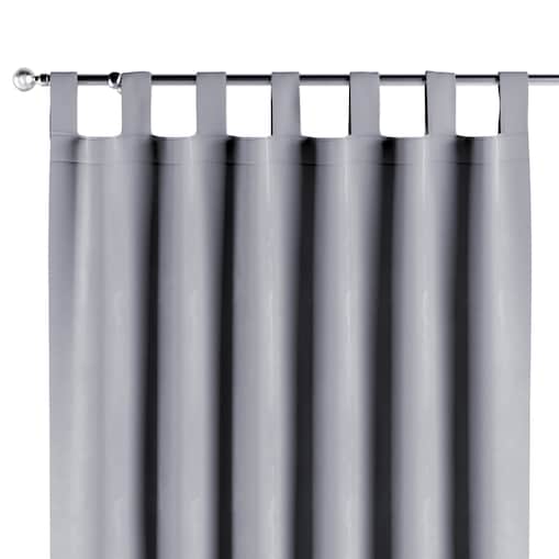 Zasłona na szelkach 1 szt. 130x245 srebrzysty szary