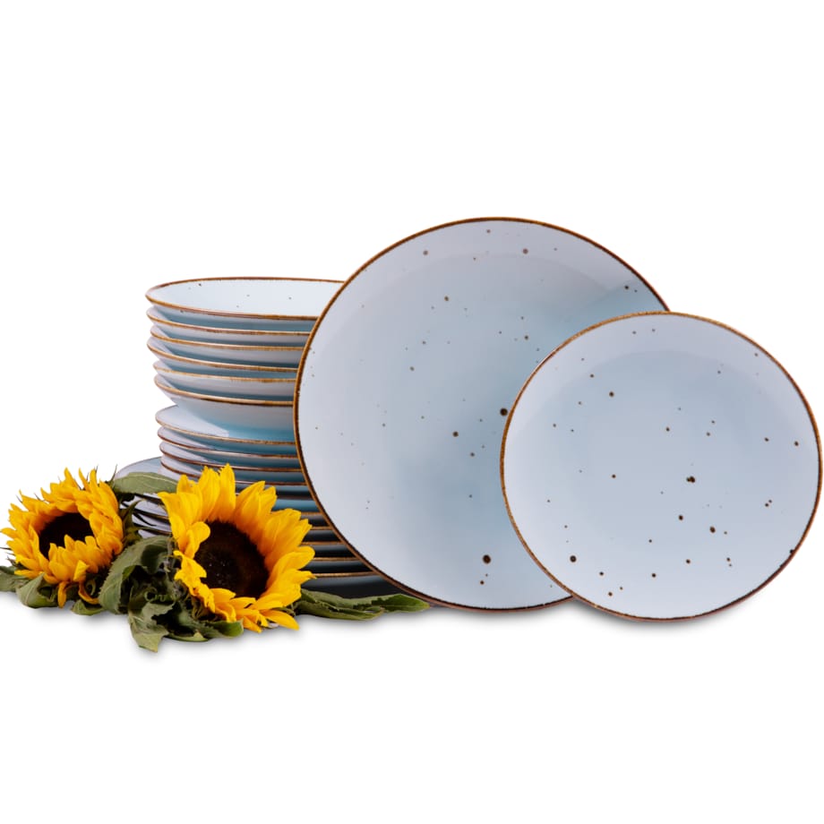 Konsimo ALUMINA Serwis obiadowy 6os. (18el.)