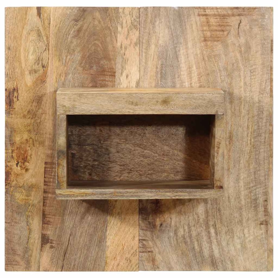 vidaXL Szafka nocna, 50x27x50 cm, surowe drewno mango