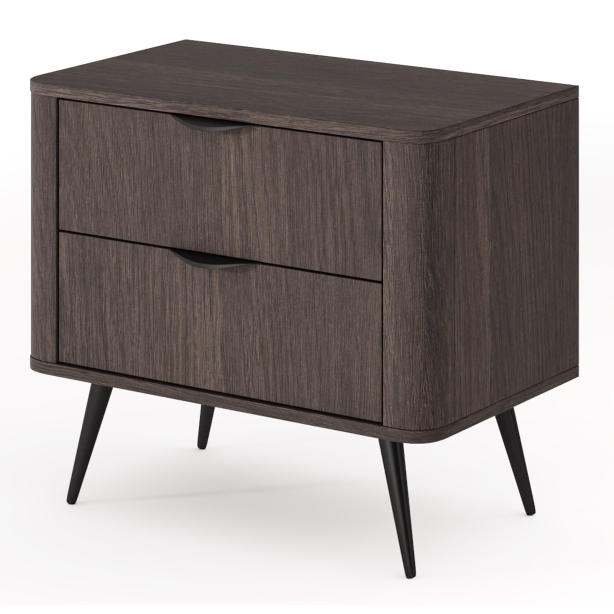 Stolik nocny do sypialni ERIS na wysokich nóżkach, Dąb Dunin