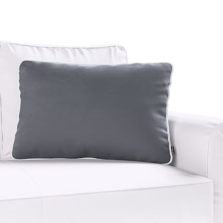 Poszewka Laura na poduszkę prostokątna 60 x 40 cm 60x40 grafitowy szary