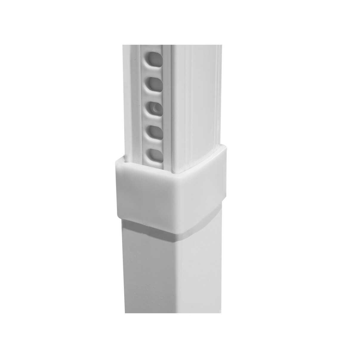 Parasol ogrodowy ⌀ 300 cm beżowo-biały SAVONA