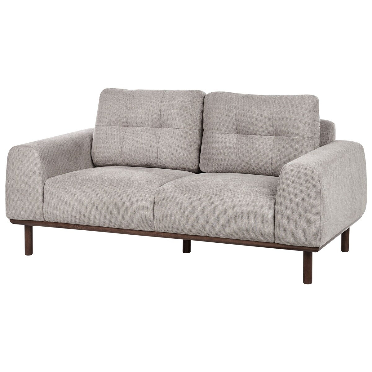 Sofa 2-osobowa jasnoszara LAURILA