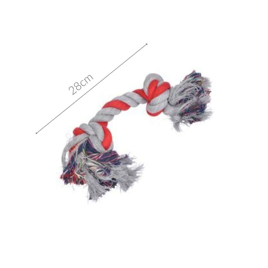 Zabawka dla psa, sznur z węzłem, 28 cm
