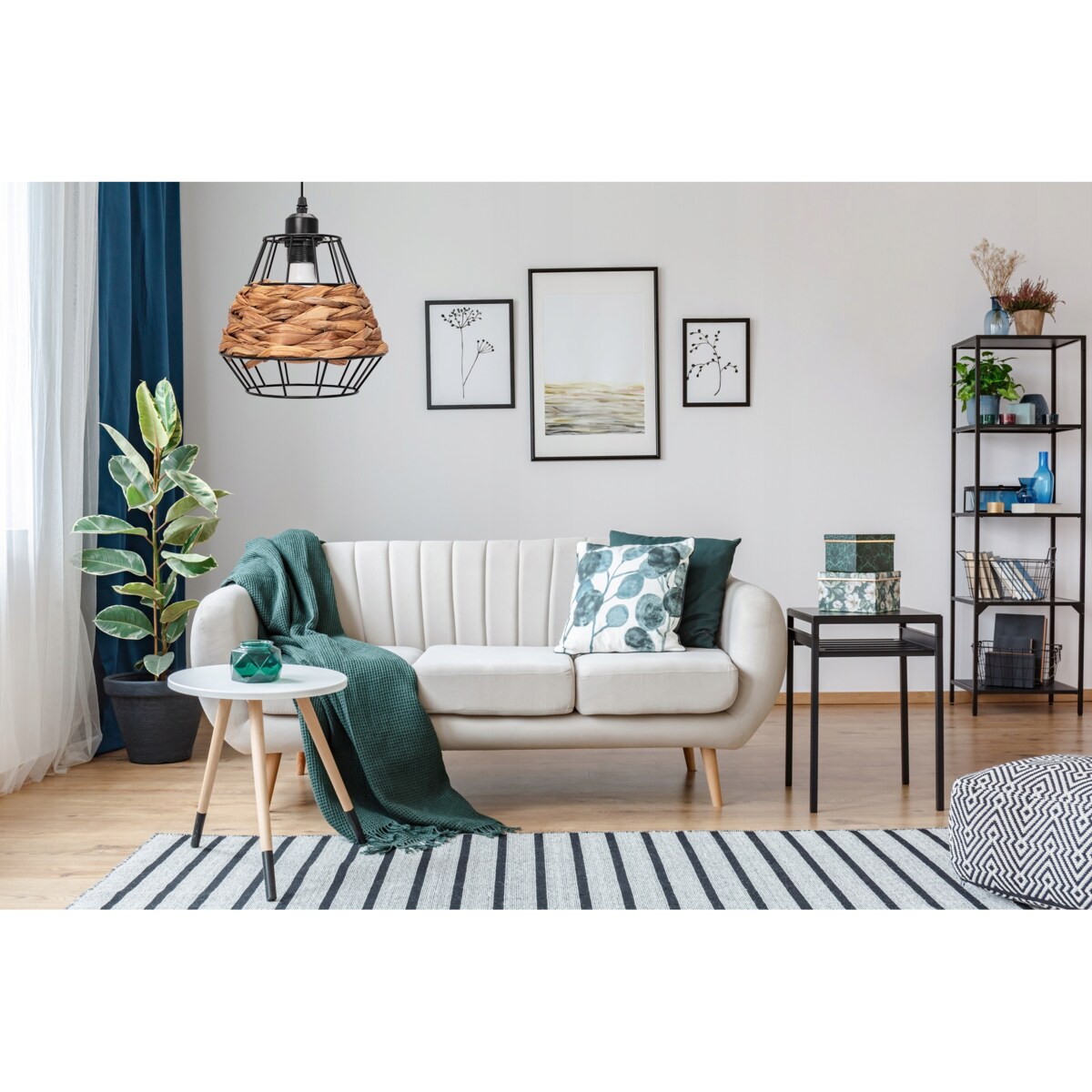 Lampa Wisząca Sufitowa Natural Pleciona E27 Boho
