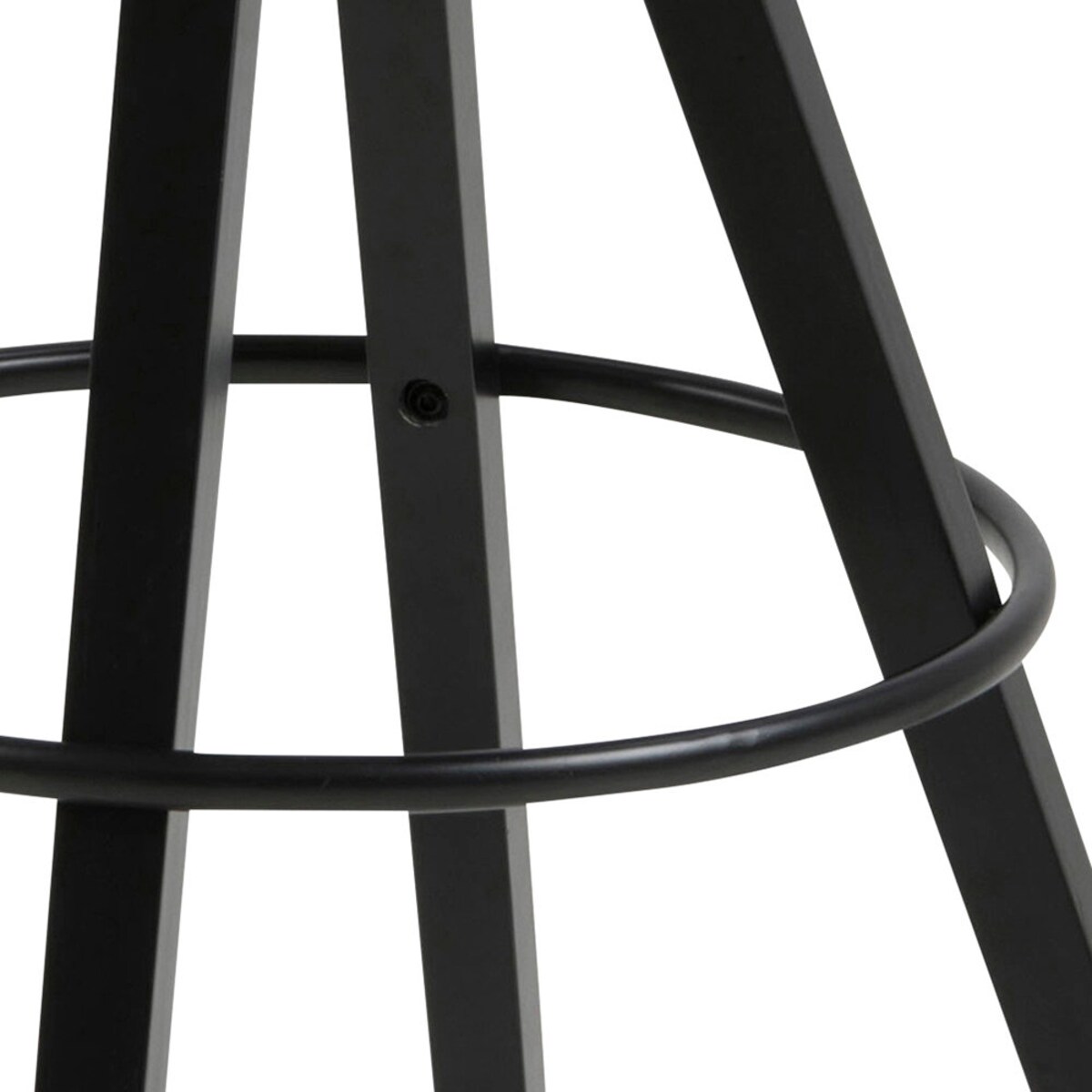 Stołek barowy Dima Brandy z drewnianymi nogami